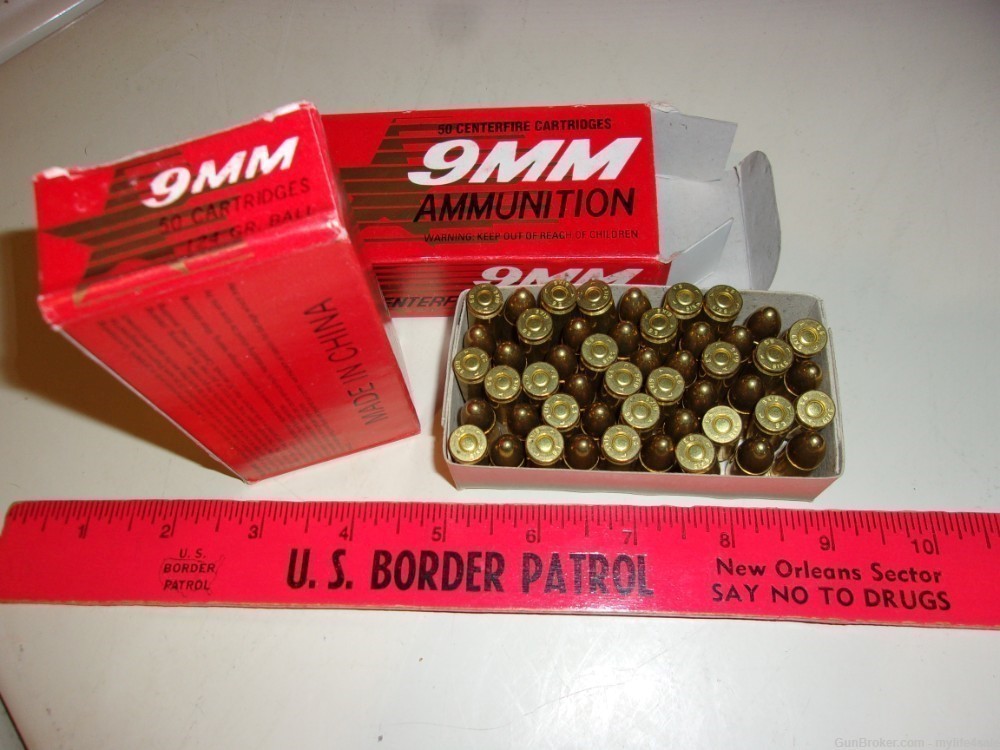 *THE LAST ONES*200 rds 9mm 124 grain FMJ Ball China "LY 93" 1993 NORINCO-img-1