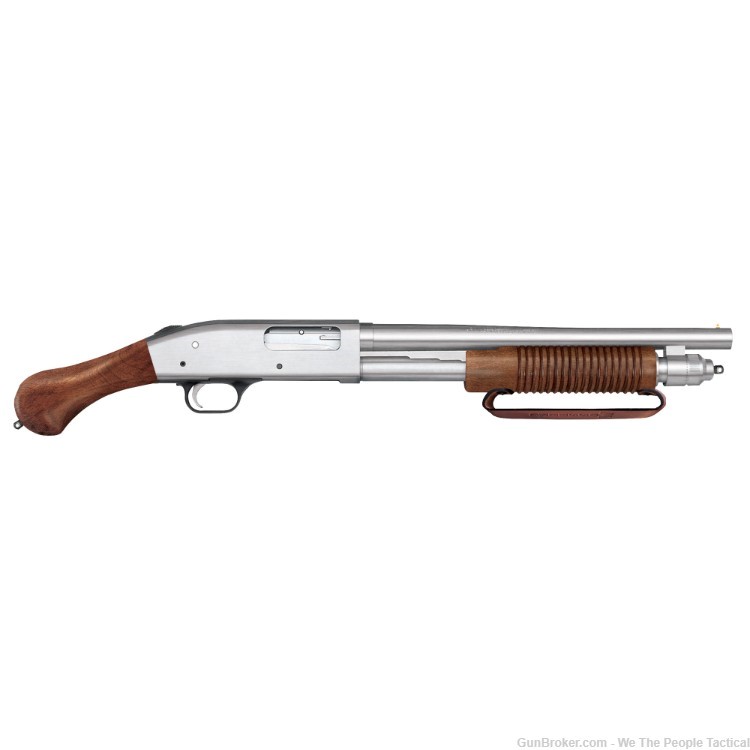 MOSSBERG 590 Night Stick 12ga Pistol Shotgun TALO Edition RARE Chrome NEW-img-0