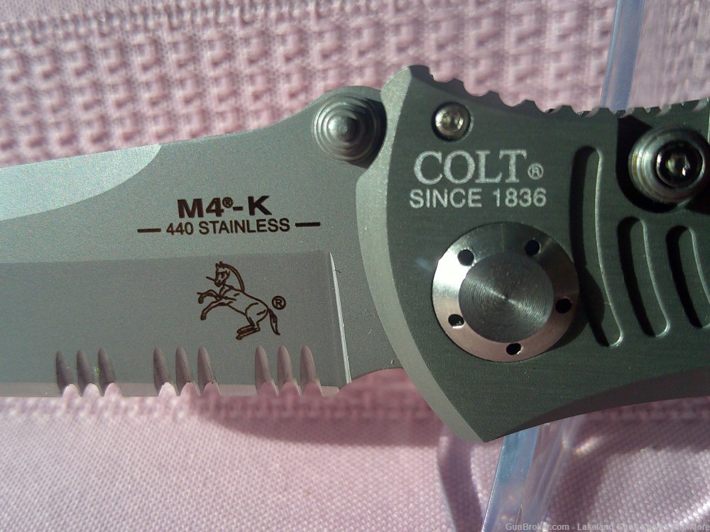 NIB Colt Fred Carter Design CRYOEDGE M4-K Tactical Knife COST $420 ONLINE-img-21