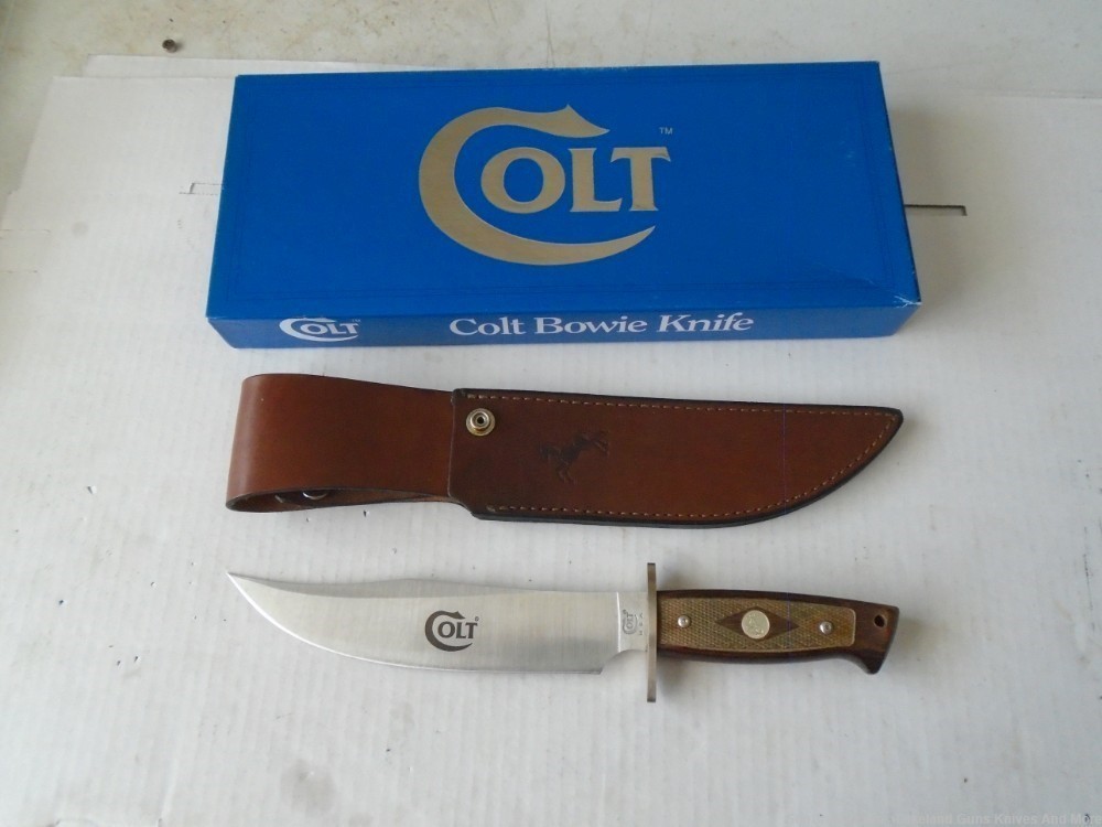 NIB Unicorn Rare & Flawless Colt CT1 Bowie Knife MADE IN THE USA!-img-0