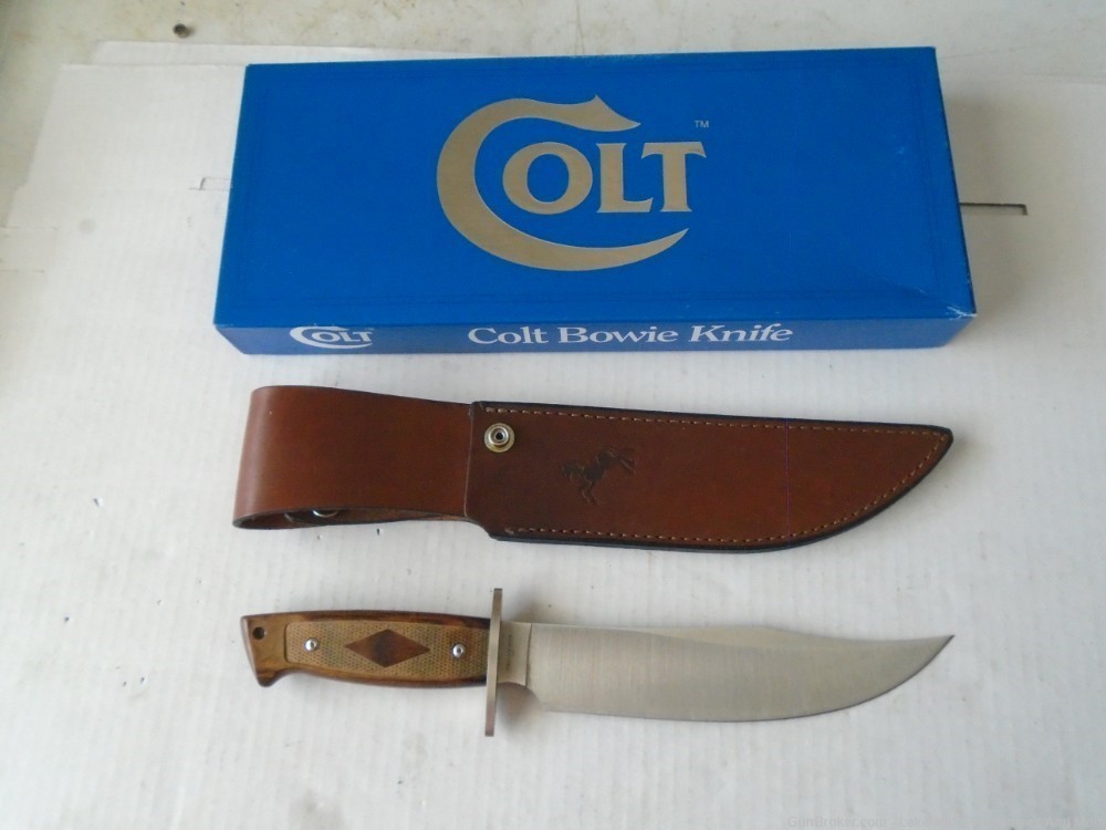 NIB Unicorn Rare & Flawless Colt CT1 Bowie Knife MADE IN THE USA!-img-2