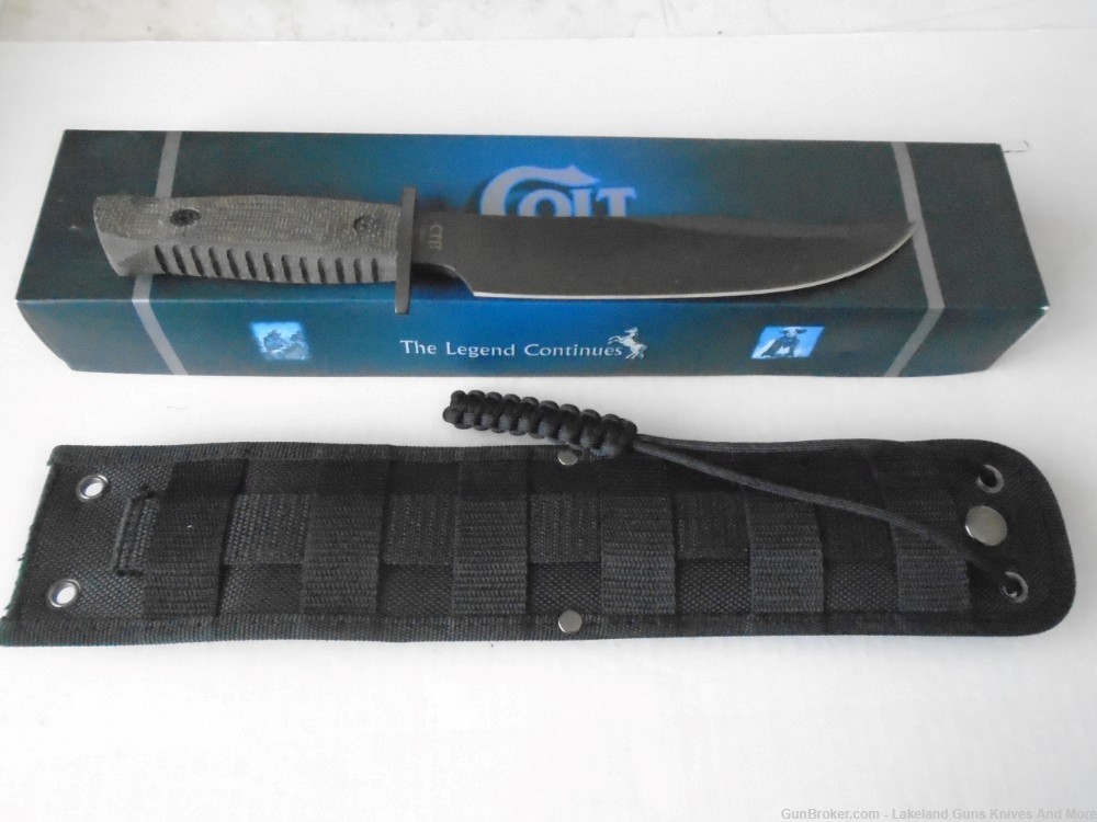 What? A Rare Colt CT1T? Tactical Bowie Knife With Box & Sheath!-img-9