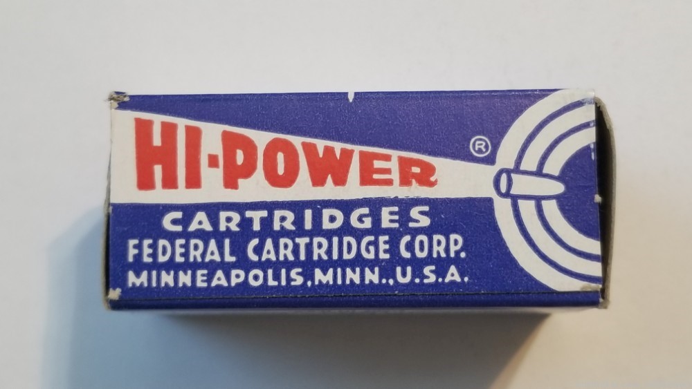 Vintage Federal Hi-Power 22 Long Rifle Hollow Point -img-1