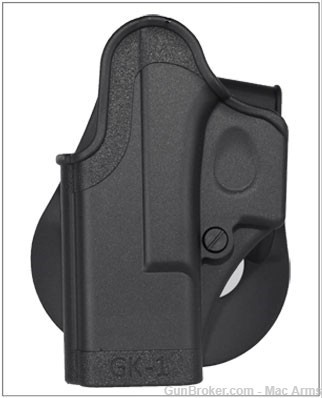 iTac Defense Glock 9mm Luger and .40 S&W Standard Paddle Holster Left Hand -img-0