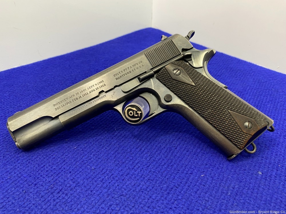 1917 U.S. Colt M1911 45 *Published in Clawsons Guide to Colt Service Pistol-img-0