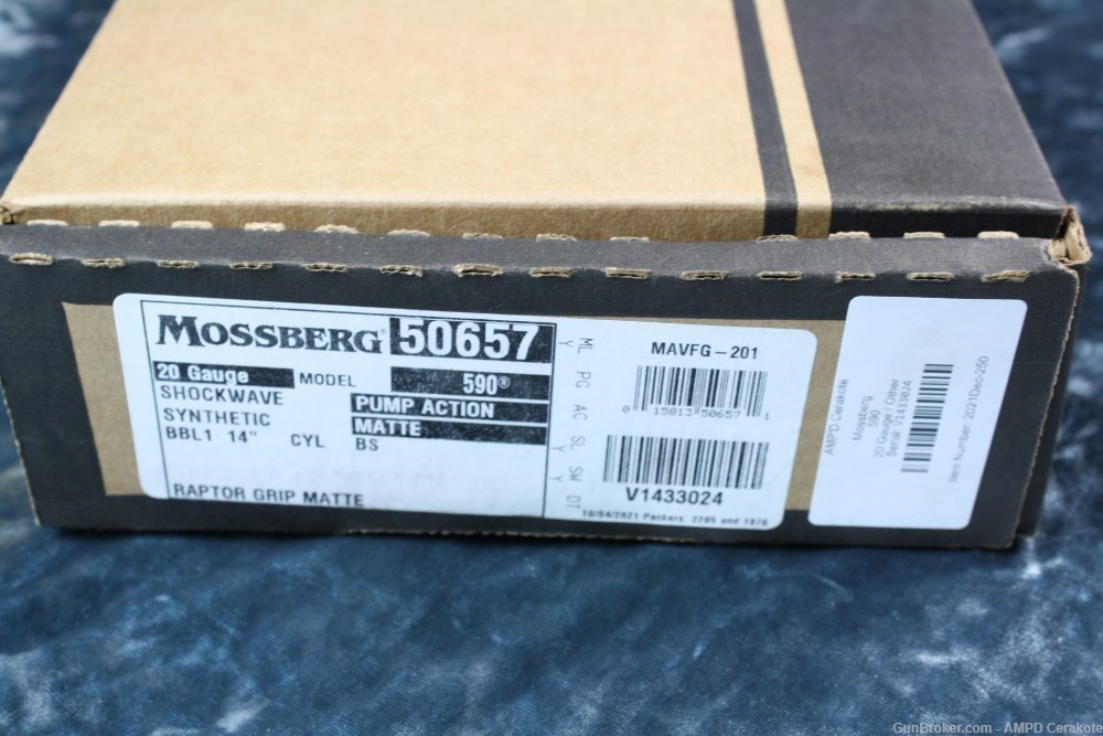 NEW Mossberg 590 Shockwave 20 Gauge Cerakote Elite-200 FDE Two Tone-img-18