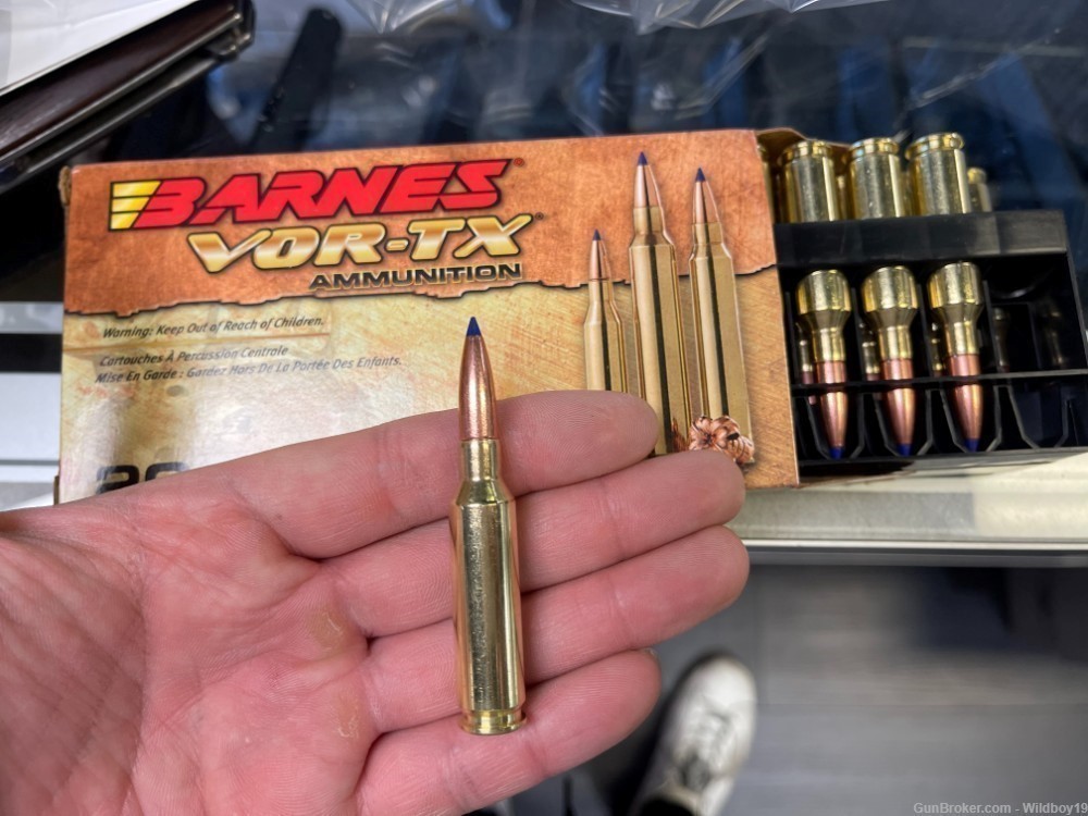 Barnes Bullets VOR-TX Rifle 6.5 Creedmoor 120 gr Tipped TSX Boat-Tail-img-2