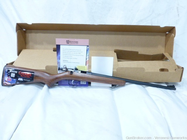 NIB KSA Crickett 22 S LR Single Shot Rifle 16" Peep Sight KSA2238-img-0