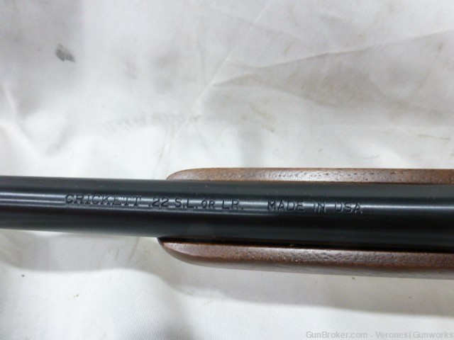 NIB KSA Crickett 22 S LR Single Shot Rifle 16" Peep Sight KSA2238-img-7