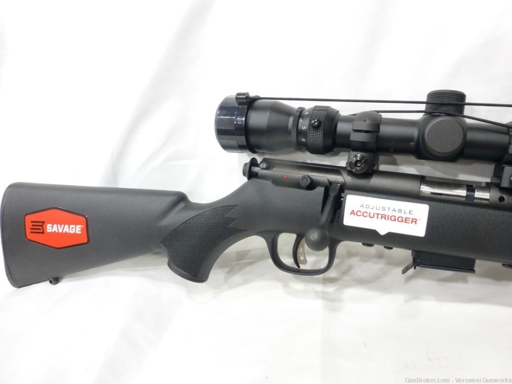 NIB Savage Model 93 Rifle 22 WMR 21" Black Synthetic 91806-img-1