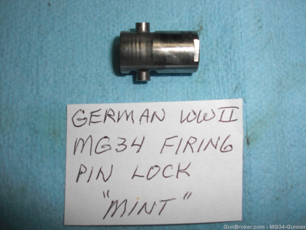 German WWII MG34 Bolt Firing Pin Lock Sleeve - MINT-img-0