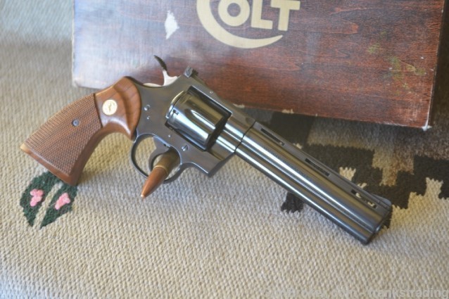 Colt Python 357 Mag 6 inch w/Box Super condition, was sent back to Colt-img-1