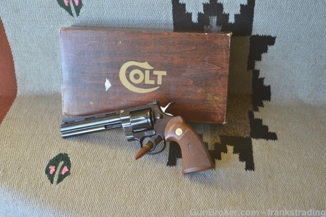 Colt Python 357 Mag 6 inch w/Box Super condition, was sent back to Colt-img-9