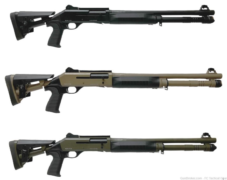 CDA SA12 M4 series - 12-gauge semi-automatic tactical shotgun-img-0