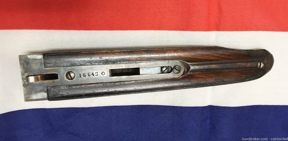 Shotgun LeFever double barrel , F grade 1892 production sideplates-img-12