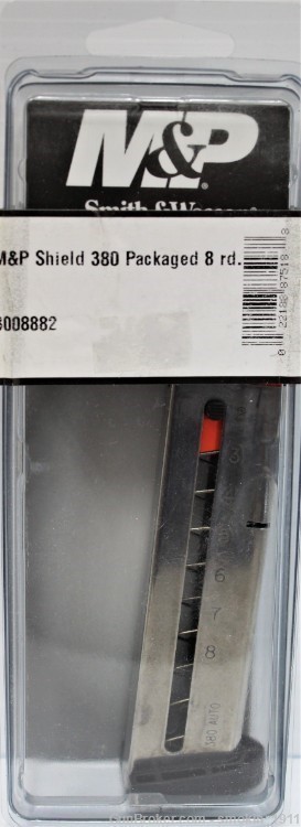 Smith & Wesson M&P Shield 380 8rd Magazine; NOS-img-0