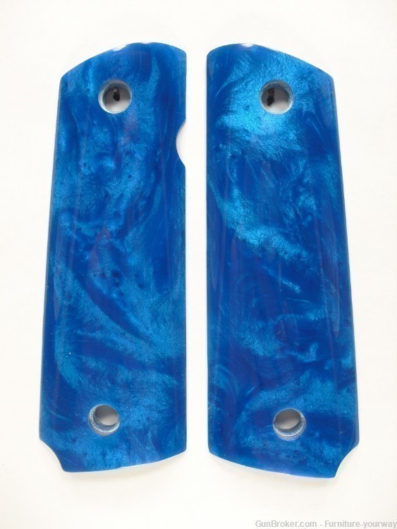 Blue Pearl 1911 Grips (Full Size)-img-0