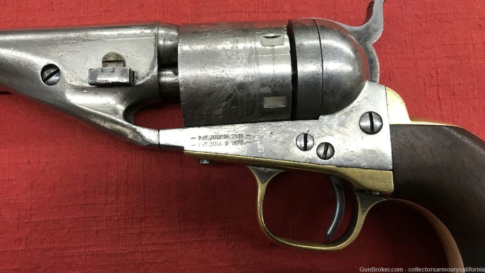 Fine And Scarce Colt Model 1861 Richards Mason Conversion Revolver-img-21