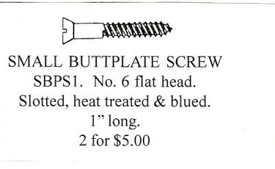 Small Flat Head Butt Plate Screw Set-img-0