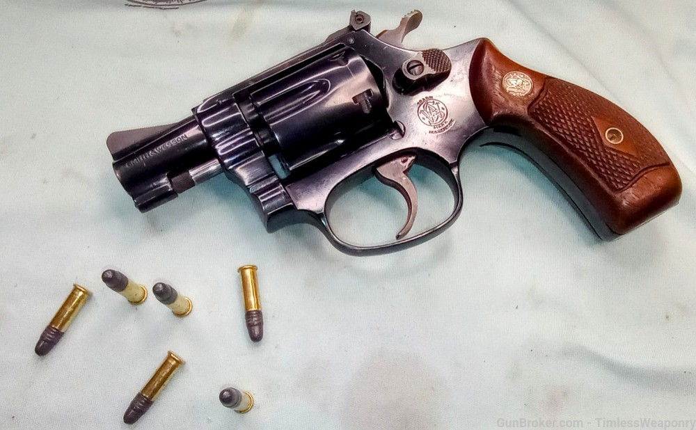 Smith & Wesson Model 34 22LR Cheif's Special Revolver SnubNose Colt 1968-img-4