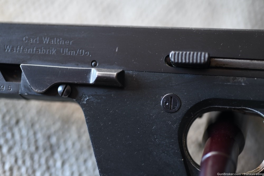 Walther GSP precision target pistol 22 cal updated grips-img-4
