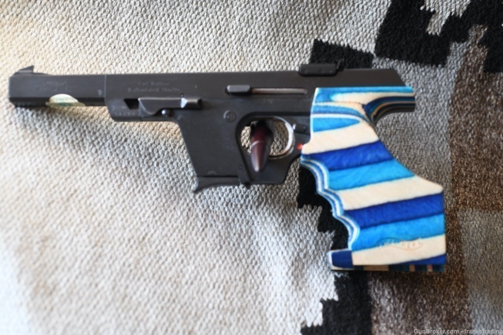 Walther GSP precision target pistol 22 cal updated grips-img-0