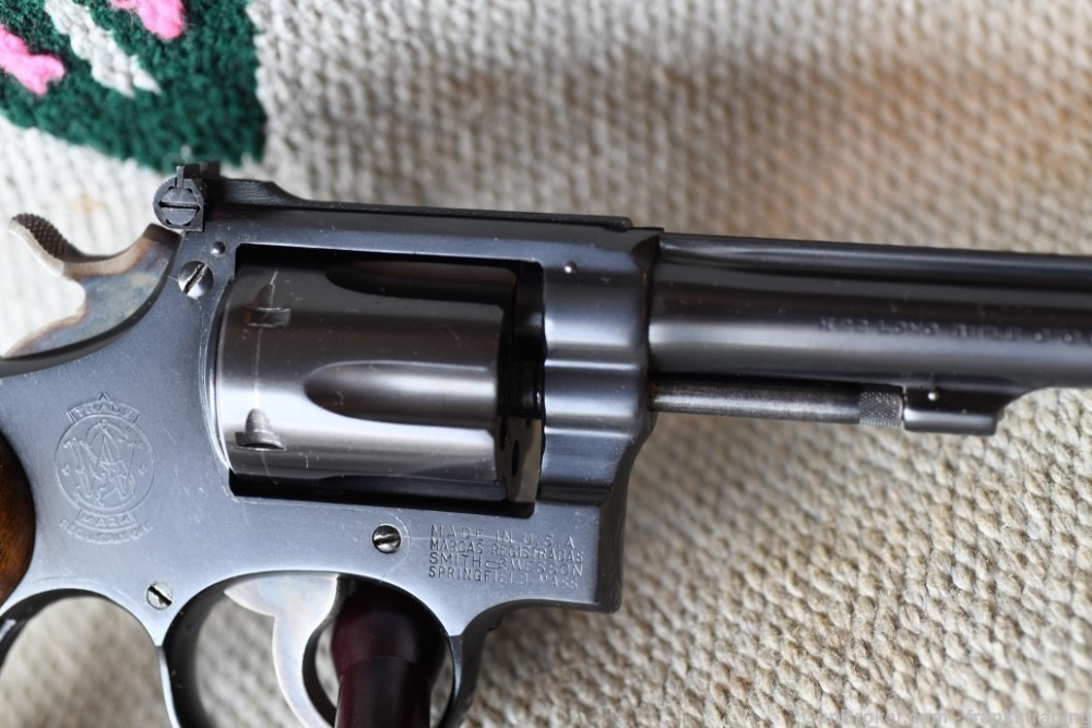 Smith & Wesson S&W K22 revolver 6 in BBL 1951 Super C-img-14