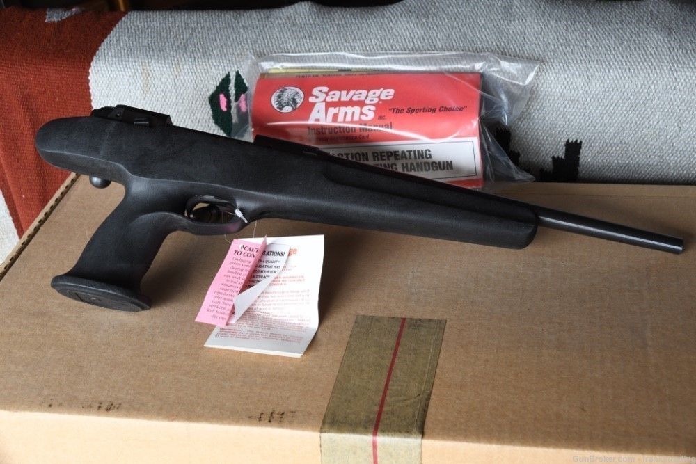Savage Striker Model 510F single shot pistol 22/250 Rem NIB new in box-img-8