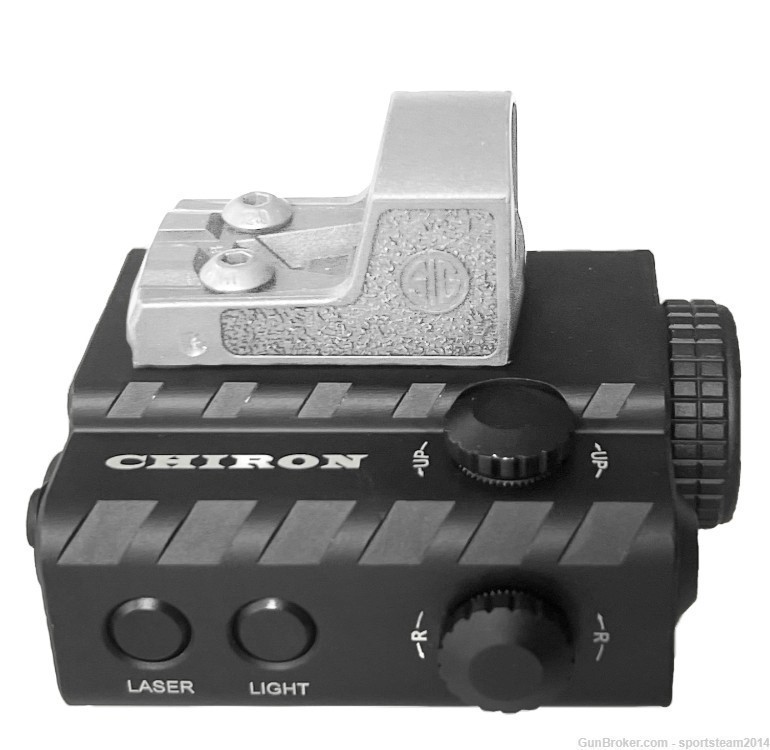 ADE CHIRON Flashlight+Green Laser Sight+Mount  Works W/ Swampfox Sentinel  -img-0
