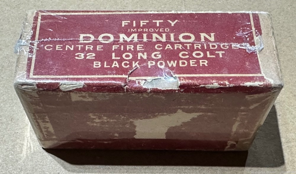 50 rounds of Dominion Cartridge Company 32 Long Colt black powder ammo-img-0