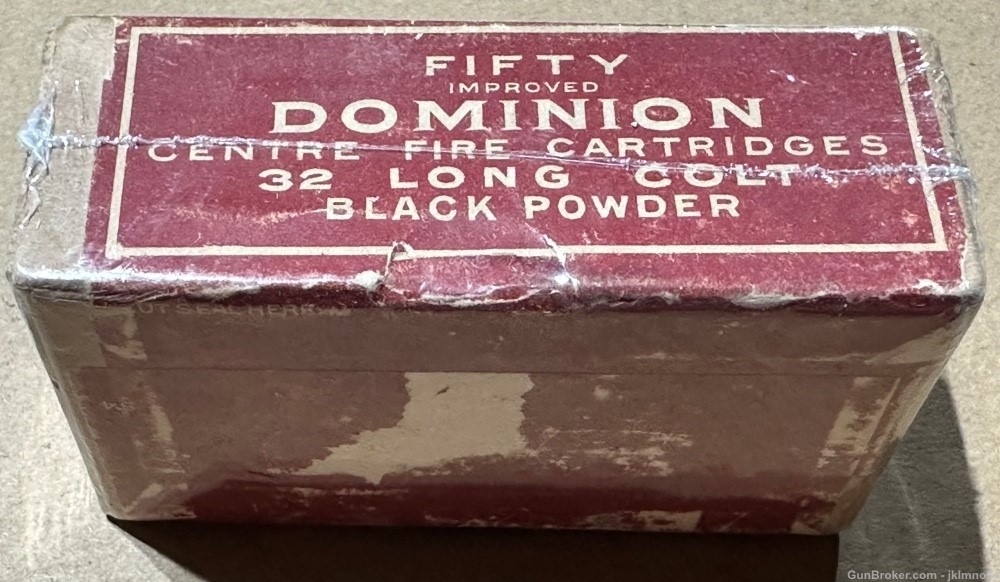 50 rounds of Dominion Cartridge Company 32 Long Colt black powder ammo-img-3