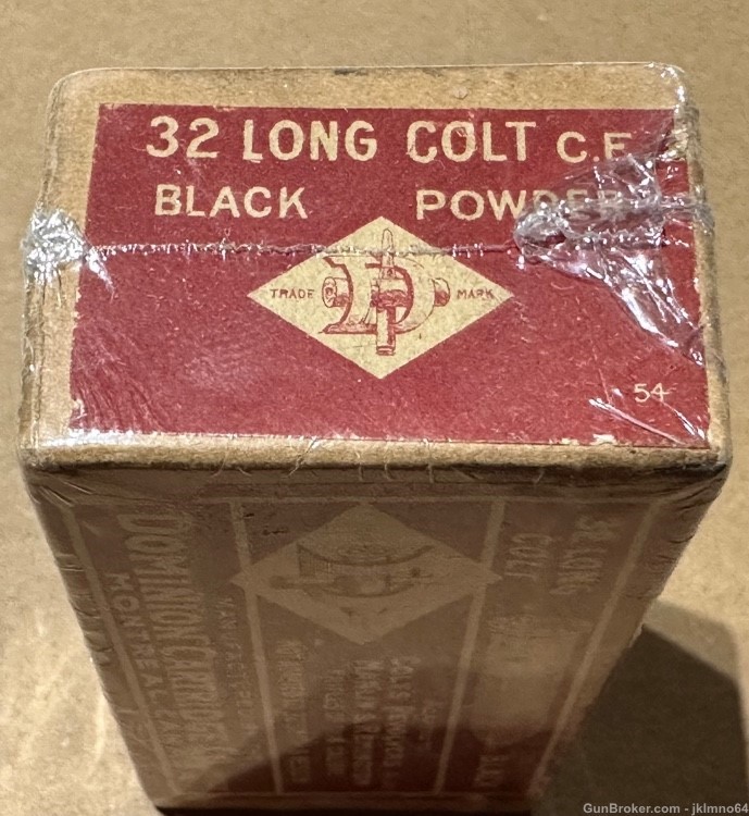 50 rounds of Dominion Cartridge Company 32 Long Colt black powder ammo-img-1