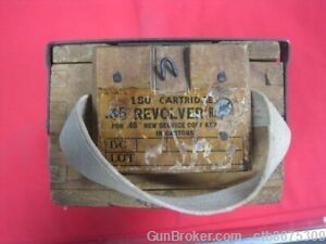 Canadian Colt WWII Wooden Ammo Box with Tin -img-5