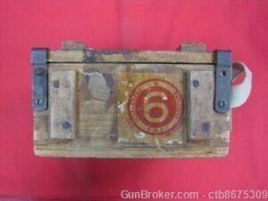 Canadian Colt WWII Wooden Ammo Box with Tin -img-3