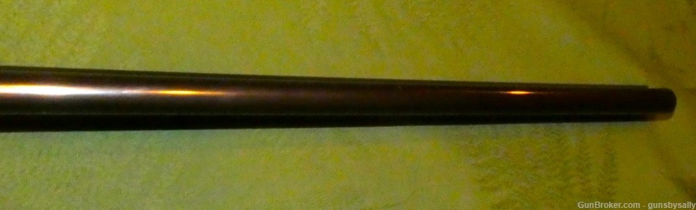 Exceedingly Rare English Bacon Patent Double Barrel Bolt Action Shotgun    -img-4