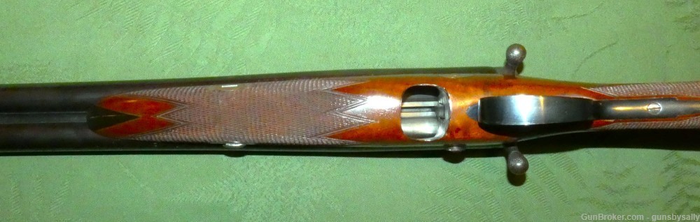 Exceedingly Rare English Bacon Patent Double Barrel Bolt Action Shotgun    -img-8