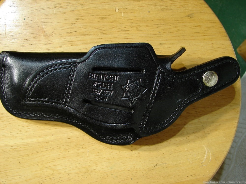 S&W K FRAME HOLSTER BY BIANCHI #5BH FOR 4" BARREL RT HAND 38/357 S&W-img-8
