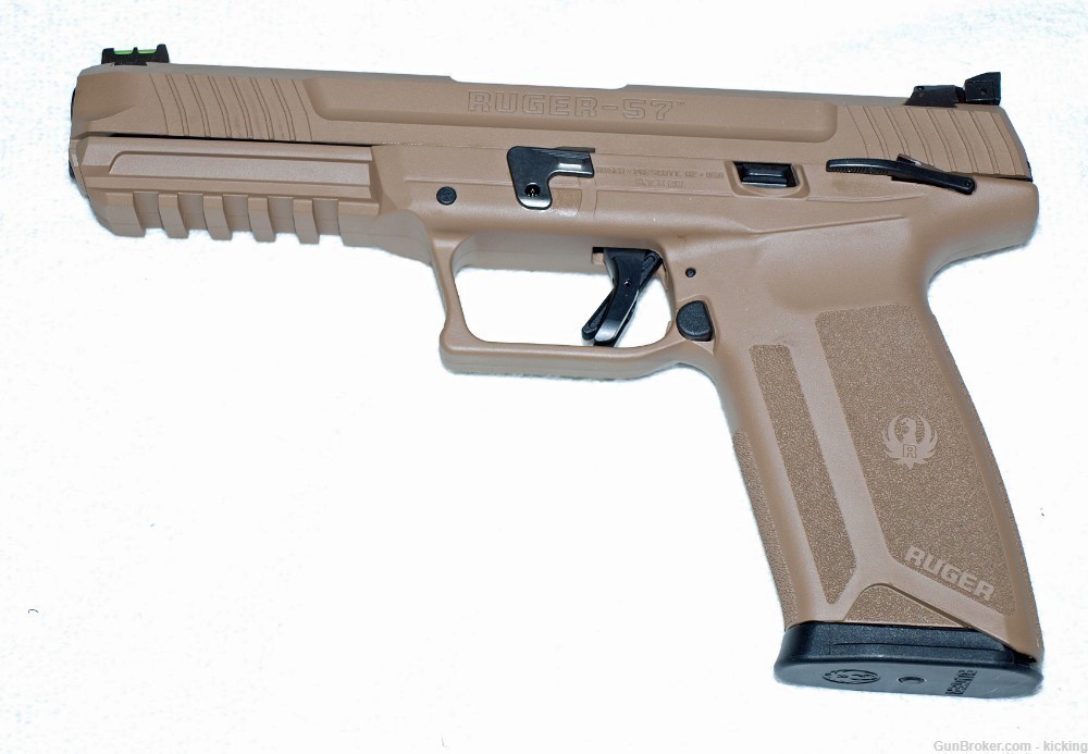 Ruger 57 Davidson's Exclusive Dark Earth 5.7x28MM Two 20 Rd Mags-img-2