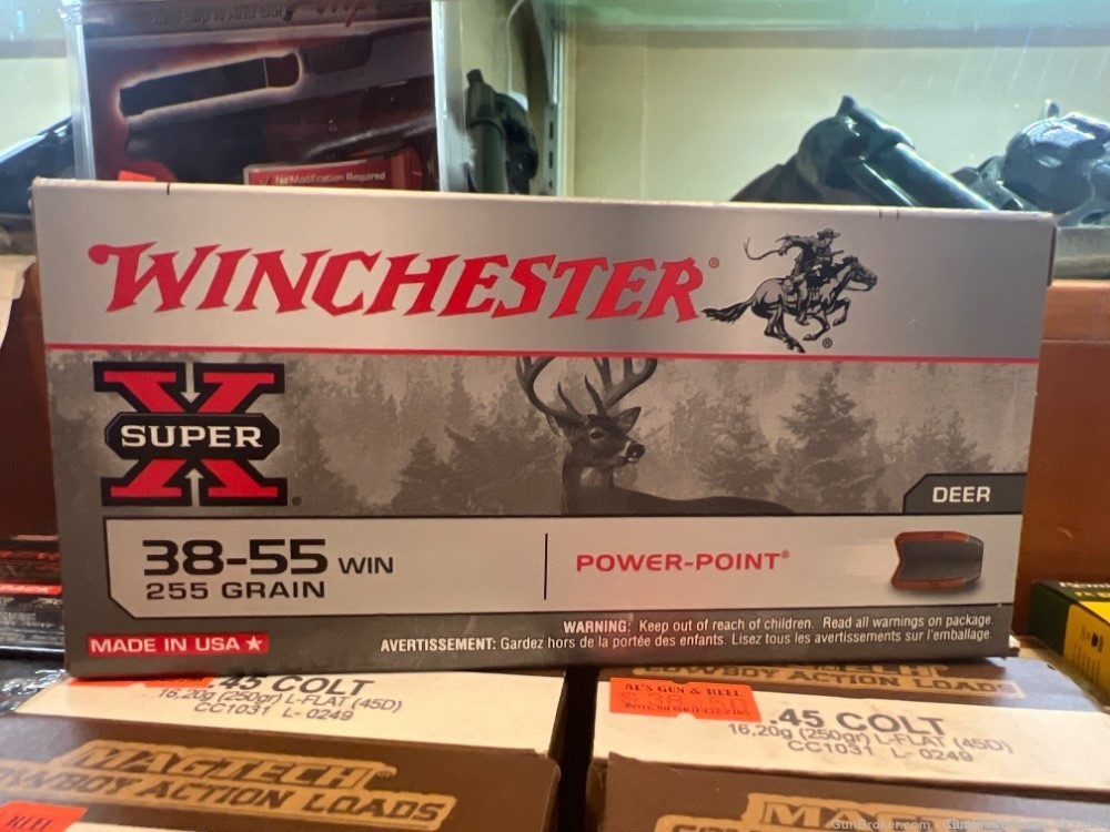 Winchester Super -X- in .38-55 win 255 Grain Full! 20 ROUNDS-img-0