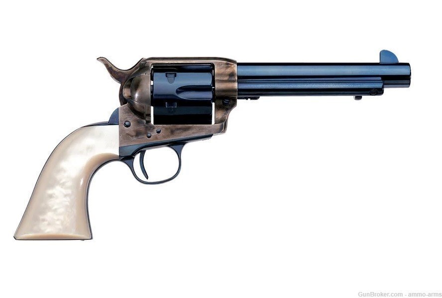 Uberti 1873 Cattleman Frisco .45 Colt 5.5" Pearl Grip 6 Rounds 356118-img-1