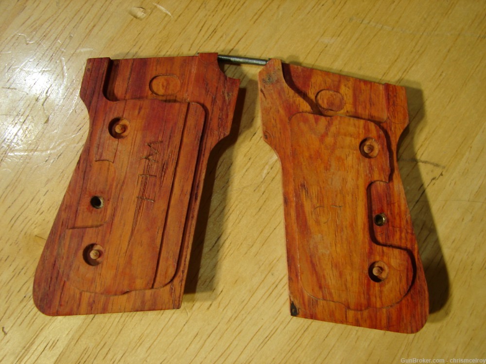 WALTHER PPK/S AND PP GRIPS EXOTIC HARDWOOD BY HOGUE LIKE NEW WITH SCREW-img-7