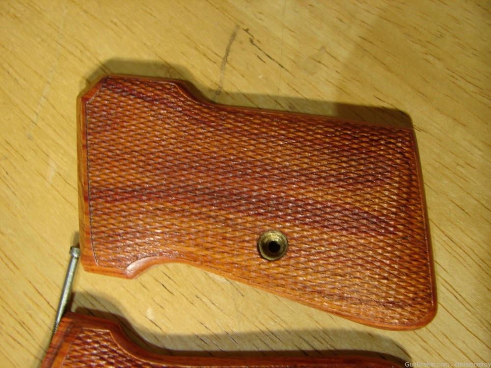 WALTHER PPK/S AND PP GRIPS EXOTIC HARDWOOD BY HOGUE LIKE NEW WITH SCREW-img-5