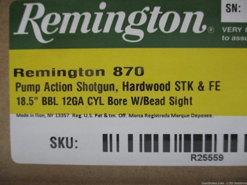 Remington 870 Express Home Defense Shotgun, 18" bbl, beautiful wood stock-img-10