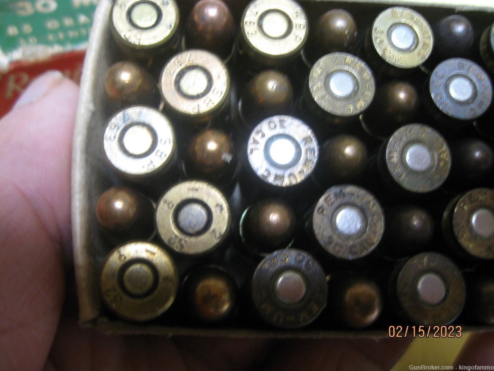 30 MAUSER Box 50 rds 85gr MC 7.35mm CF Kleanbore other makes; more too-img-6