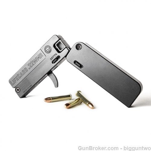 Trailblazer Life Card .22Long Credit Card Single Shot Gun Brand New in Box!-img-1