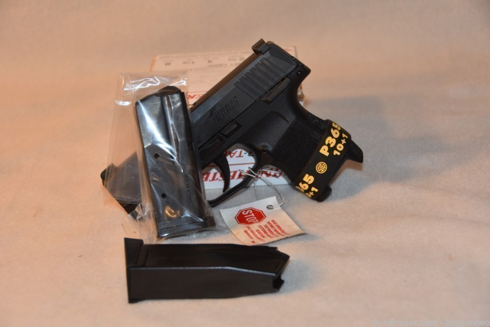 Sig Sauer P365-9 9MM Cal Semi Auto Pistol Brand New in Factory Case w/paper-img-19