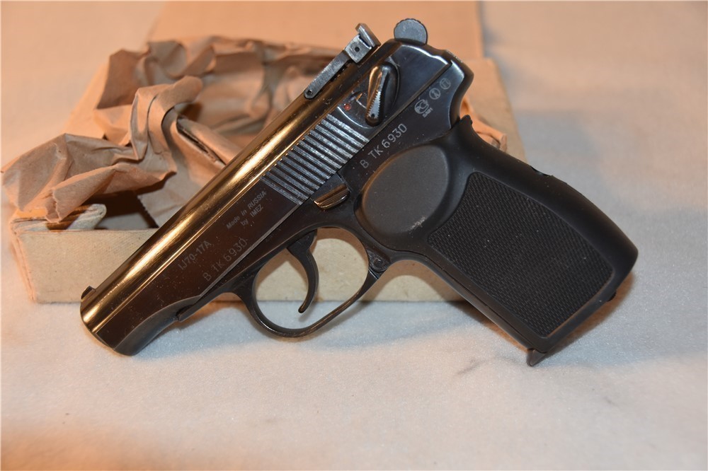 IMEZ (Made in Russia) Makarov ,380ACP Semi Auto Pistol in Box with misc.-img-0