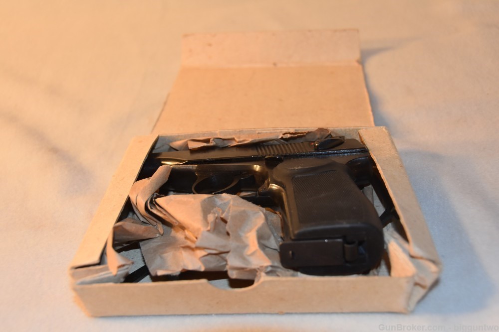 IMEZ (Made in Russia) Makarov ,380ACP Semi Auto Pistol in Box with misc.-img-1