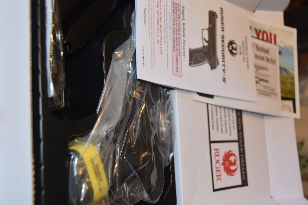 Ruger Security-9 Semi Auto Pistol Brand New in Factory Box with paper, lock-img-3