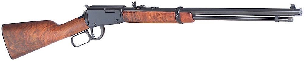Henry Lever Action Octagon Frontier 22 S/L/LR Rifle 20 16 LR/21 S Walnut-img-1